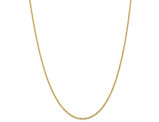 Rope Chain Necklace in 14K Yellow Gold 20 Inches (2.00 mm)